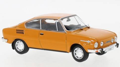 MODELLINO IN SCALA COMPATIBILE CON SKODA 110R 1978 ORANGE 1:43 IXO MODEL CLC440