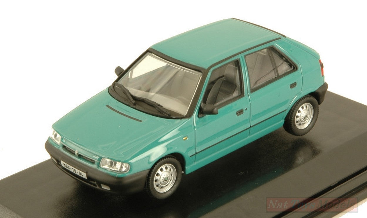 MODELLINO IN SCALA COMPATIBILE CON SKODA FELICIA 1994 GREEN 1:43 ABREX ABS709HT