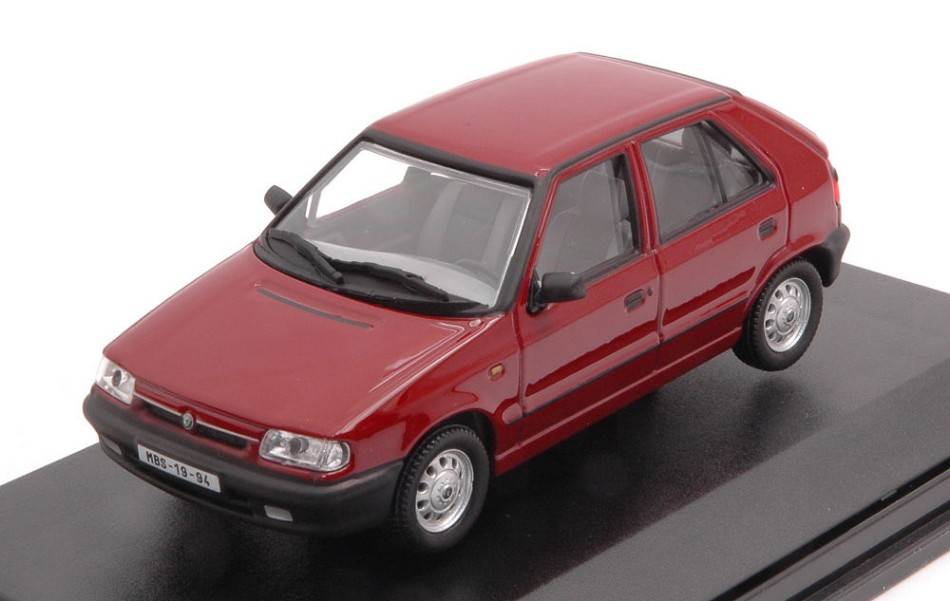 MODELLINO IN SCALA COMPATIBILE CON SKODA FELICIA 1994 RED 1:43 ABREX ABS709BO