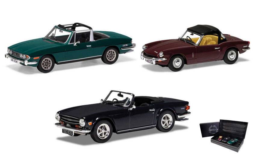 MODELLINO IN SCALA COMPATIBILE CON SPORTING TRIUMPH COFFREE COLLECTION 1:43 CORGI TC00004