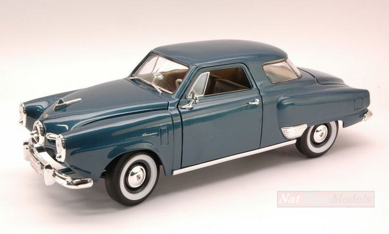 MODELLINO IN SCALA COMPATIBILE CON STUDEBAKER CHAMPION 1950 BLUE 1:18 LUCKY LDC92478DB