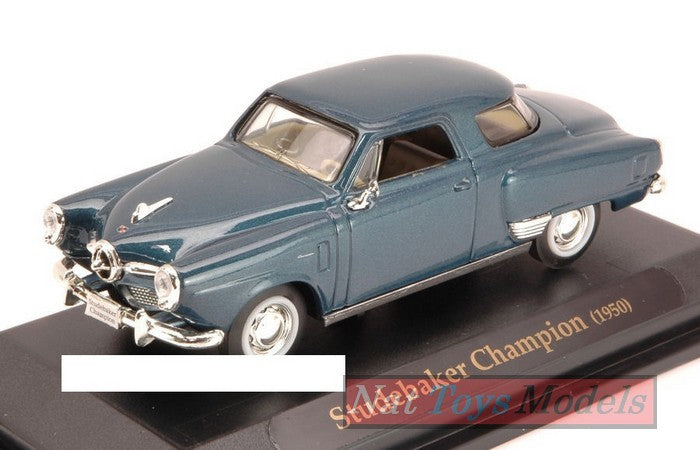 MODELLINO IN SCALA COMPATIBILE CON STUDEBAKER CHAMPION 1950 BLUE 1:43  LUCKY YM94249BL