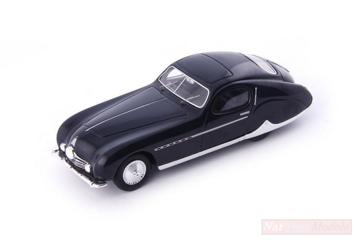 MODELLINO IN SCALA COMPATIBILE CON TALBOT LAGO T26 GRAND SPORT COUPE 1949 DARK BLUE 1:43 AUTOCULT ATC02019