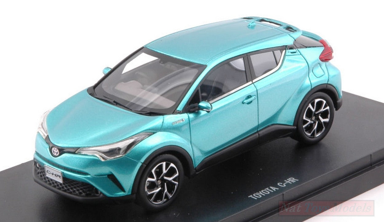 MODELLINO IN SCALA COMPATIBILE CON TOYOTA C-HR 2016 RADIANT GREEN METALLIC 1:43 EBBRO EB45602