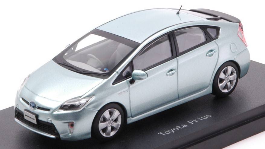 MODELLINO IN SCALA COMPATIBILE CON TOYOTA PRIUS FROSTY GREEN MICA 1:43 EBBRO EB45153