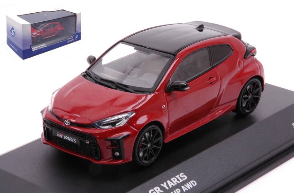 MODELLINO IN SCALA COMPATIBILE CON TOYOTA YARIS GR 2020 KARMINA RED 1:43 SOLIDO SL4311102