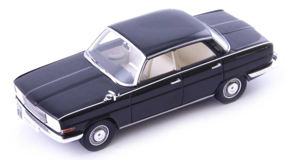 MODELLINO IN SCALA COMPATIBILE CON TRABANT P 100 PALOMA 1961 BLACK 1:43 AVENUE43 AVN60082