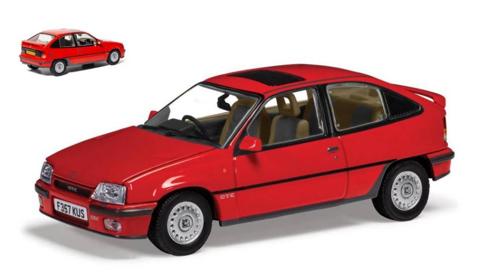 MODELLINO IN SCALA COMPATIBILE CON VAUXHALL ASTRA GTE 16V RED 1:43 VANGUARDS VA13208