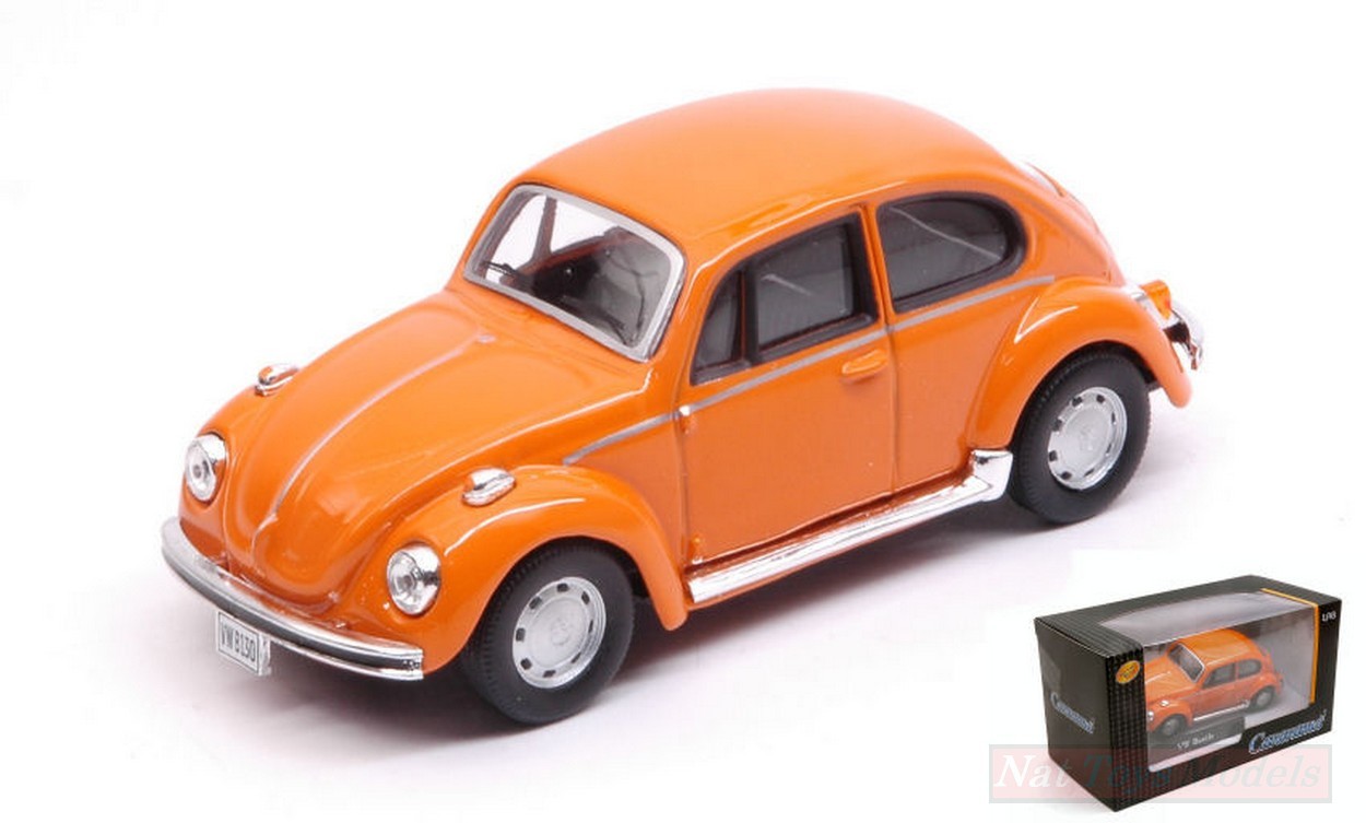 MODELLINO IN SCALA COMPATIBILE CON VW BEETLE 1302S ORANGE 1:43 CARARAMA CA10546