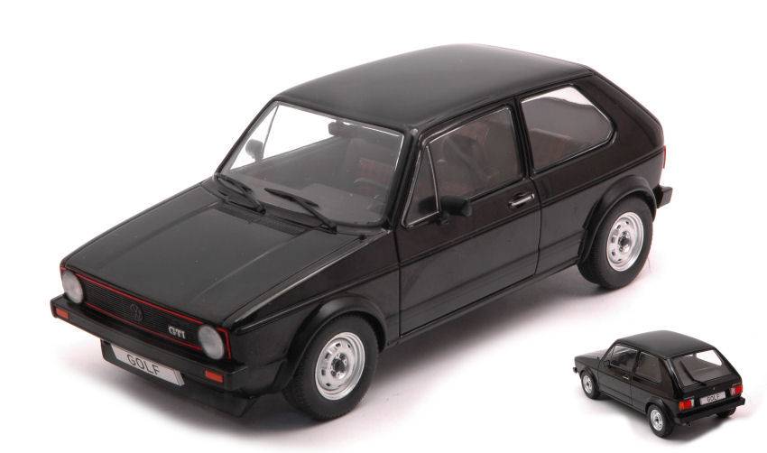 MODELLINO IN SCALA COMPATIBILE CON VW GOLF 1 GTI BLACK 1:24 WHITEBOX WB124068