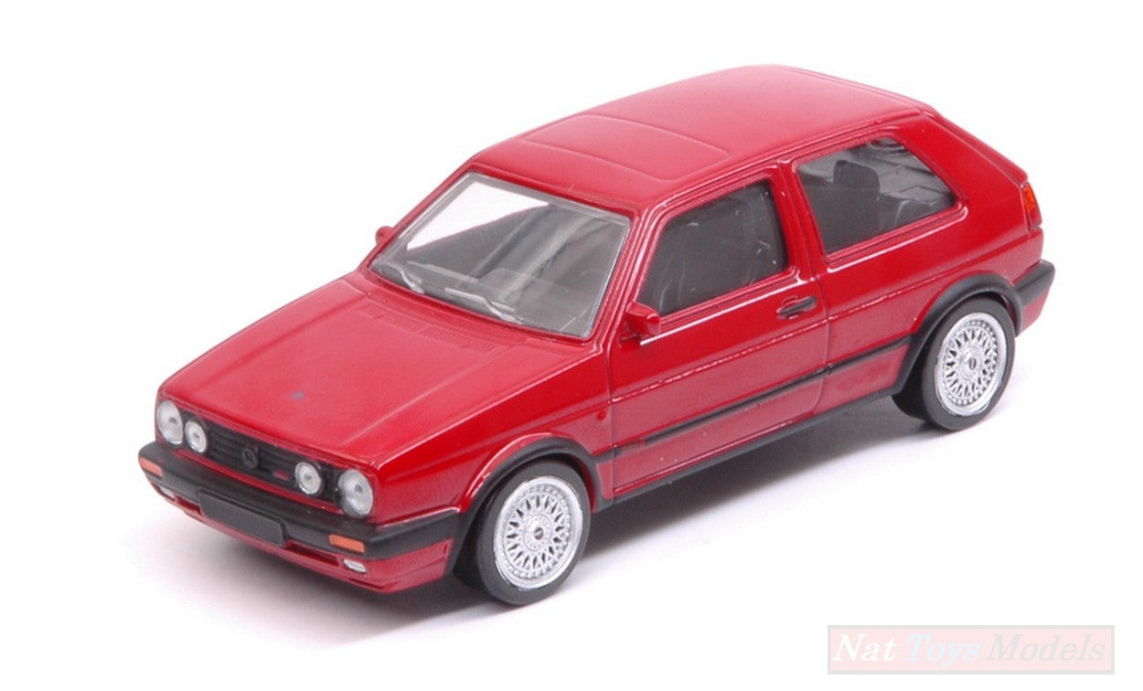 MODELLINO IN SCALA COMPATIBILE CON VW GOLF GTI G60 1990 RED 1:43 REPROD. NOREV NV840062