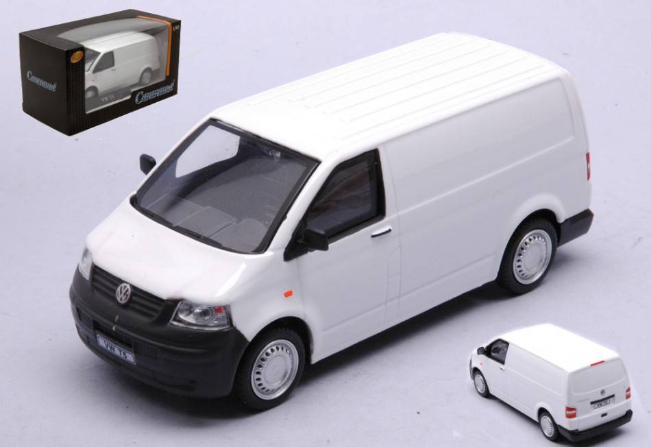 MODELLINO IN SCALA COMPATIBILE CON VW T5 2010 WHITE 1:43 CARARAMA CA4-62150