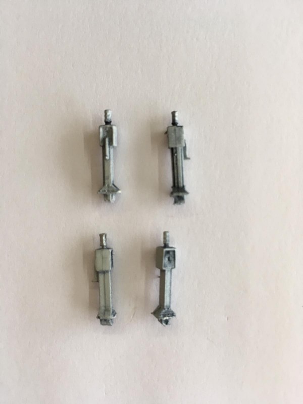 MODELPLANET MP136 Scala HO Leva singola per meccanismo scambi - confezione da 4 pezzi