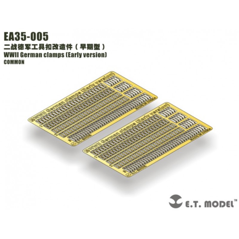 Fotoincisione: Morsetti tedeschi della seconda guerra mondiale - Versione precedente. E.T. MODEL EA35-005