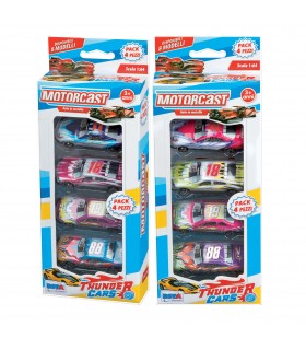 MOTORCAST THUNDERCARS 4 PEZZI SC 1 64