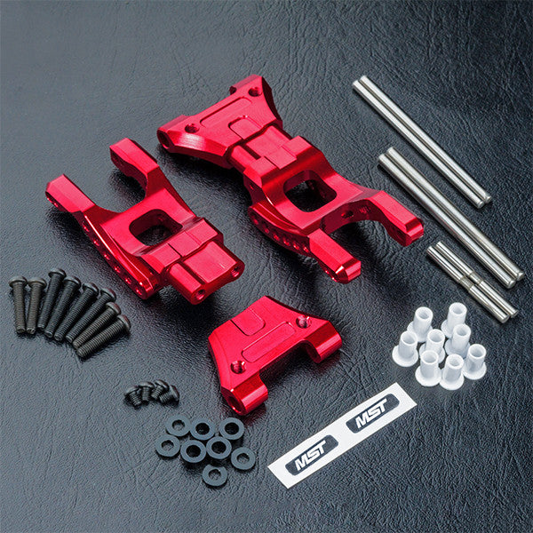 MST Triangoli regolabili in alluminio rosso MB (x2) 210616R