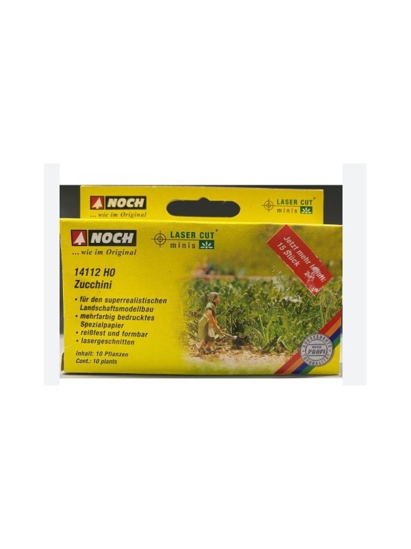 NOCH 14112 Scala HO Piante per orto - zucchine - pezzi 10 (laser cut)