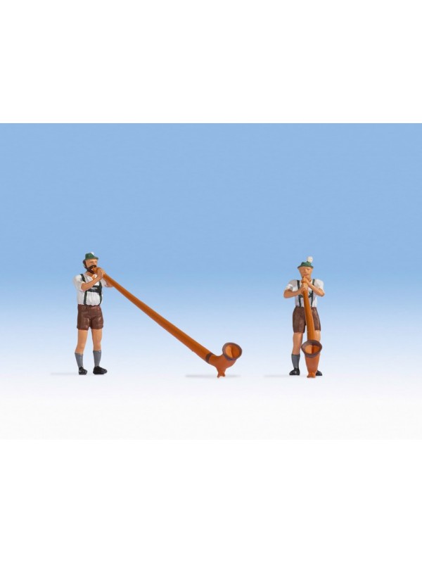 NOCH 15579 Scala HO Alpini che suonano il corno alpino (pezzi 3)