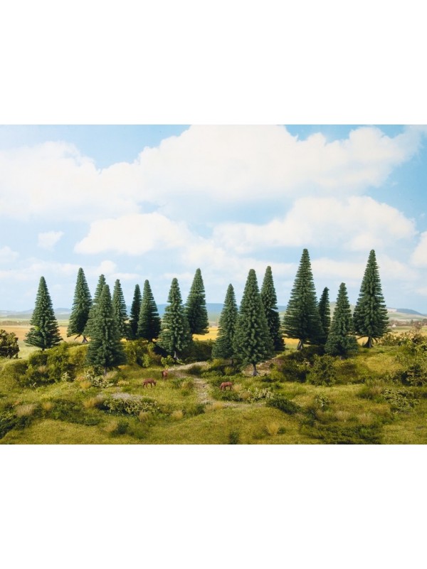 NOCH 24642 Pini assortiti (altezza 14-18 cm) pz. 6