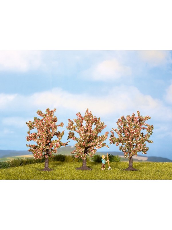 NOCH 25112 Alberi in fiore pz. 3 altezza 8 cm