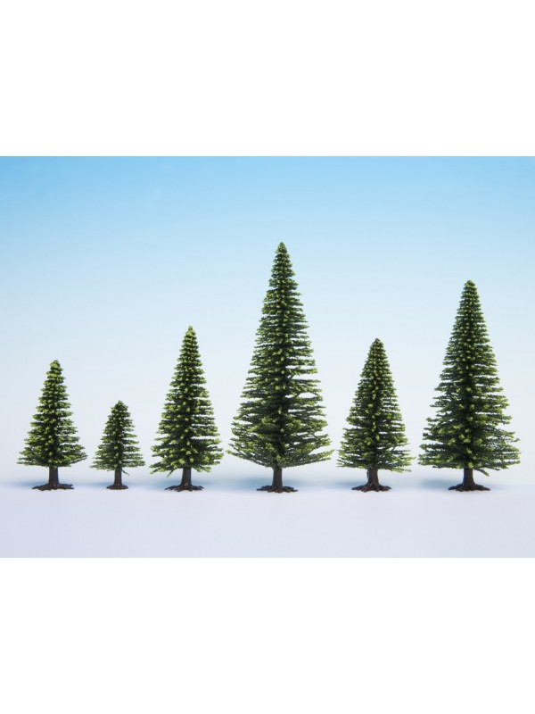 NOCH 26825 Serie Hobby: Confezione Abete rosso pz. 25 (altezza 5-14 cm)