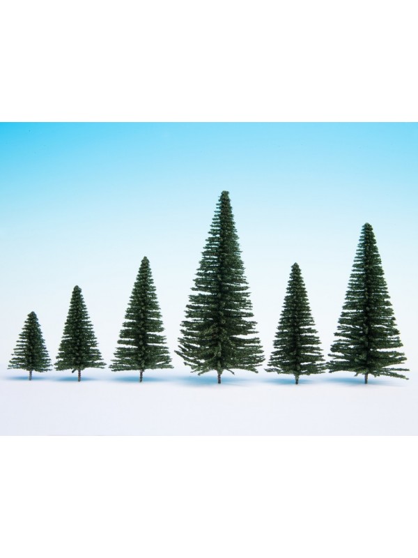 NOCH 26830 Serie Hobby: Pini (pz. 25) altezza 5-14 cm (senza piedistallo)