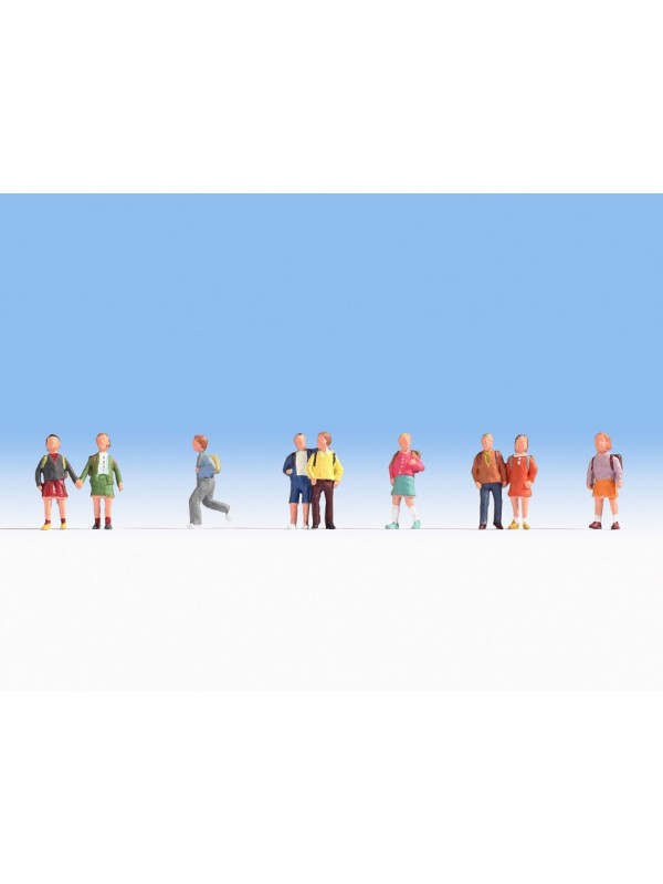 NOCH 36809 Scala N Bambini con zaino (pz. 9)