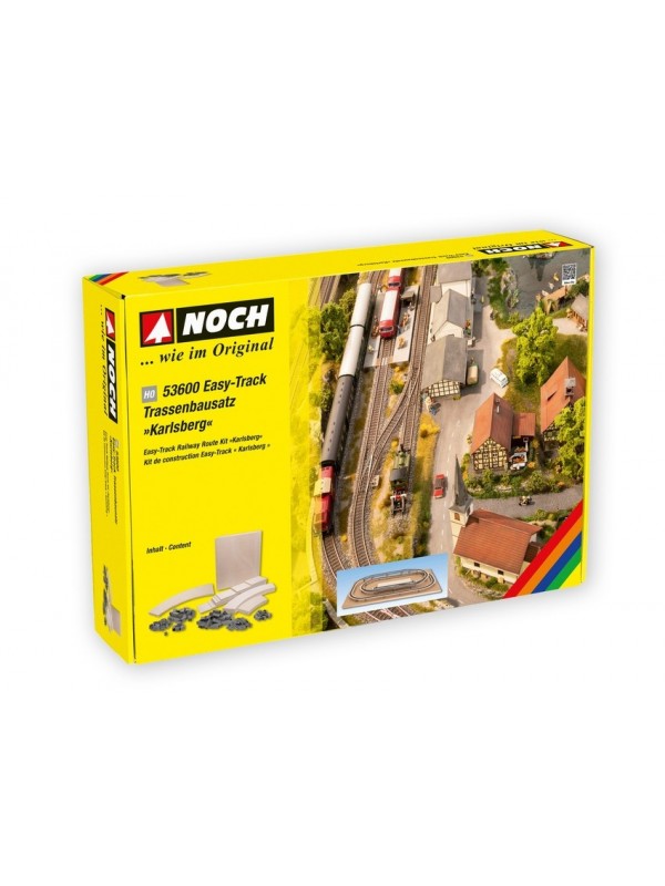 NOCH 53600 Scala HO Set Easy-Track per costruzione plastico Karlsberg