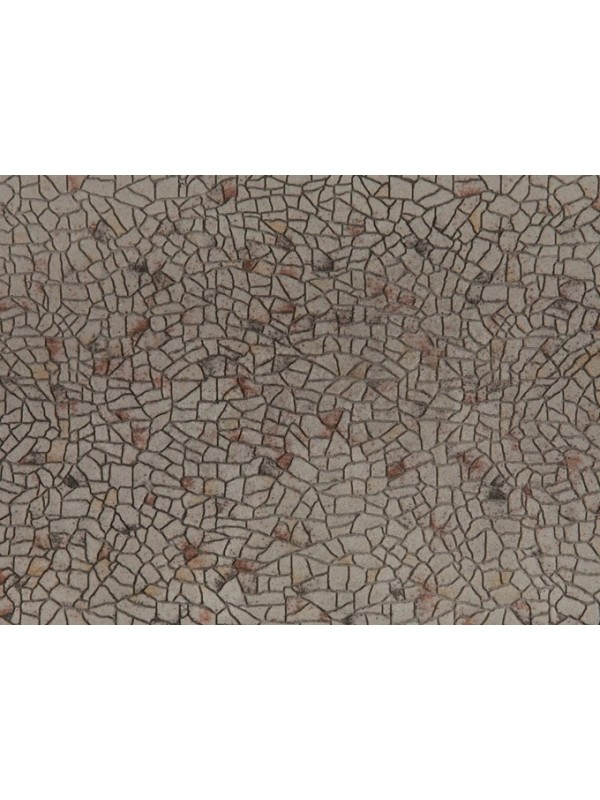 NOCH 60365 Scala HO Foglio di lamina realistica 3D: Muro di pietra irregolare