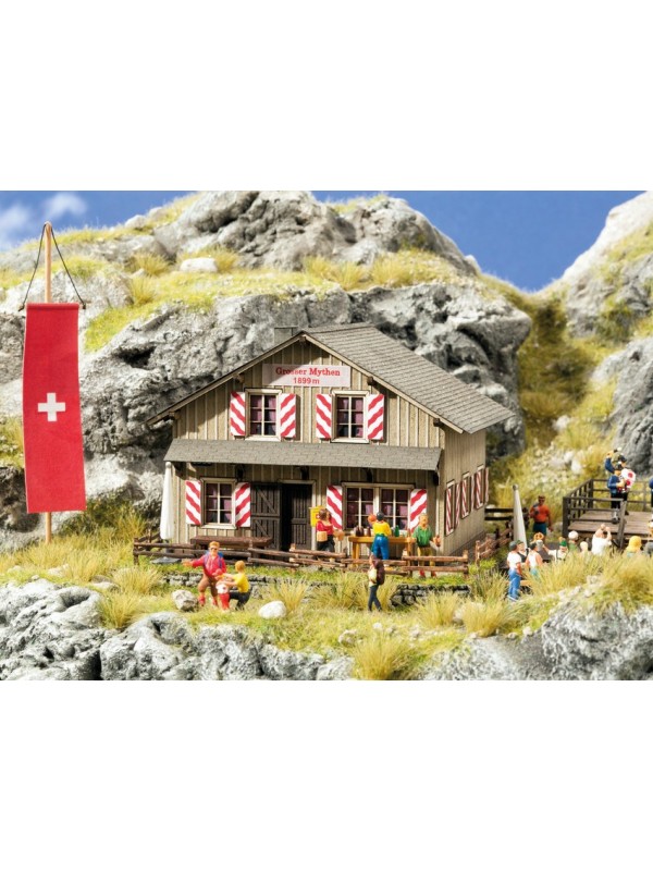 NOCH 63800 Scala N Rifugio di montagna Grosser Mythen (modello laser cut)