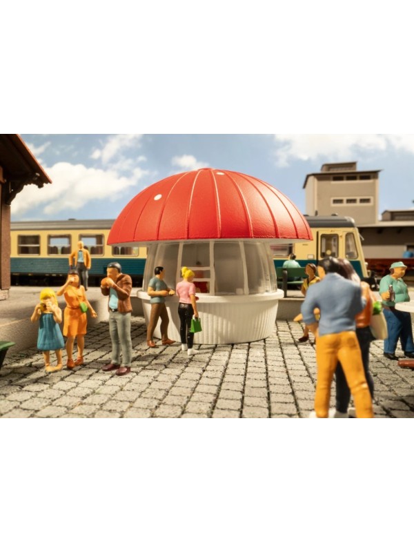 NOCH 66460 Scala HO Chiosco- Fungo del latte (già costruito)