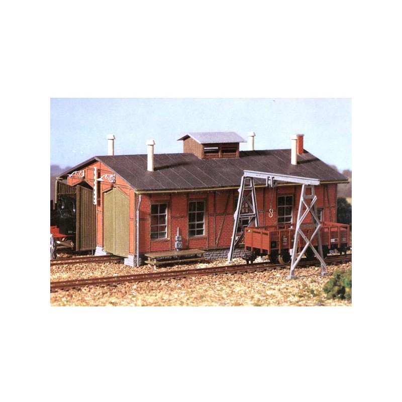 Officina di riparazione locomotive. AUHAGEN 11355
