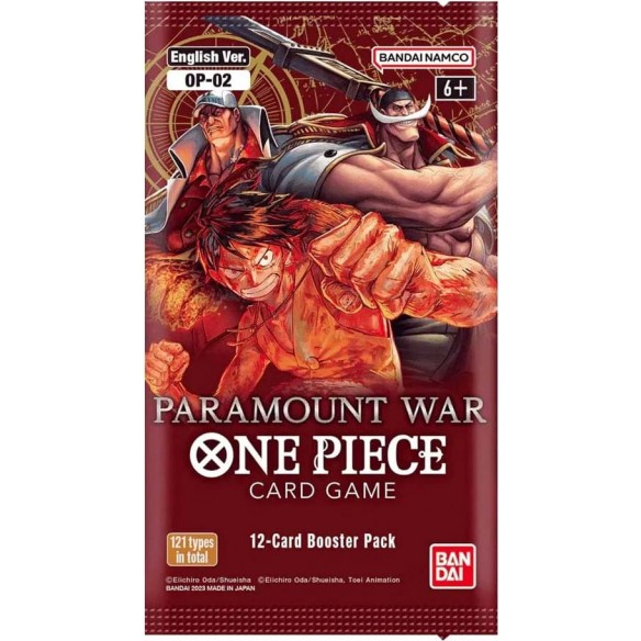 One Piece Card Game - Paramount War OP-02 - Busta da 12 Carte (ENG)