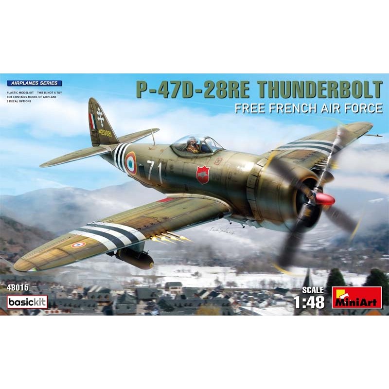 P-47D-28RE Thunderbolt. MINIART 48015