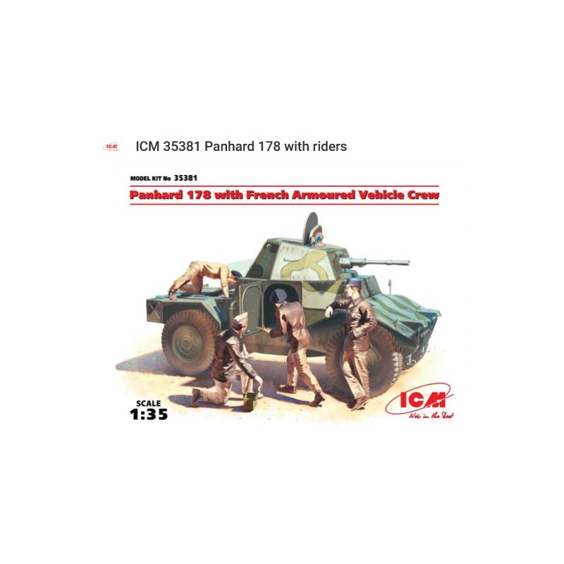 Panhard 178 con equipaggio. ICM 35381