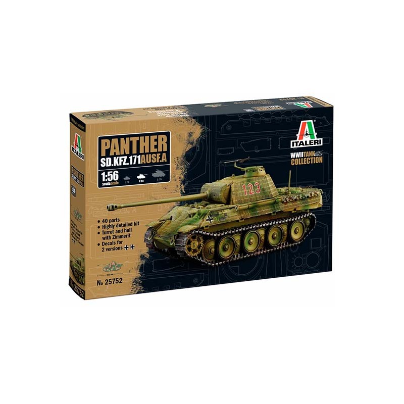 Pantera Sd.Kfz.171 Ausf.A. ITALERI 25752