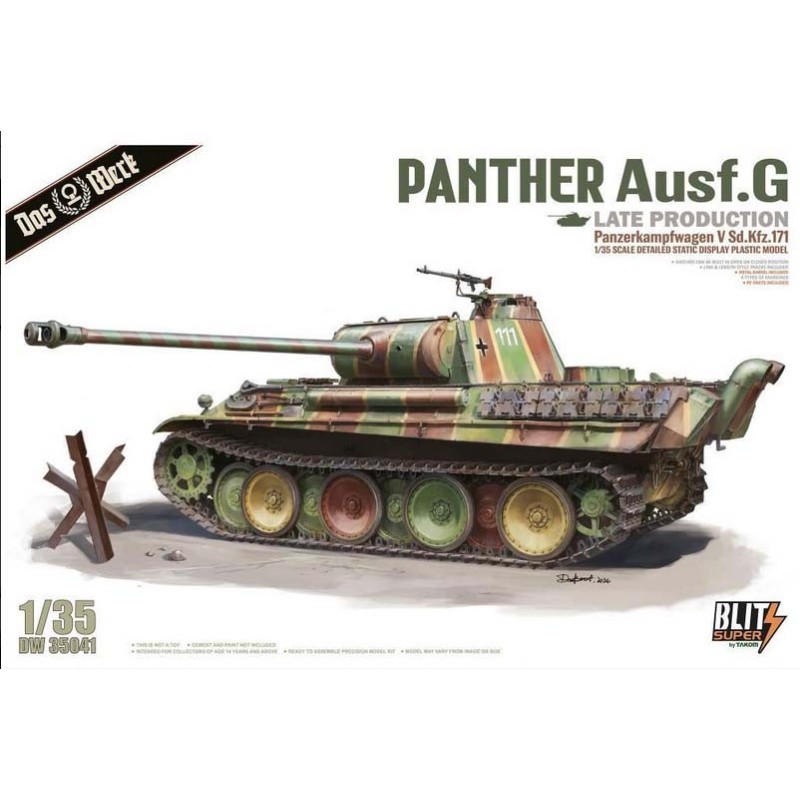 Pantera Ausf. G, ultima versione. DAS WERK DW35041