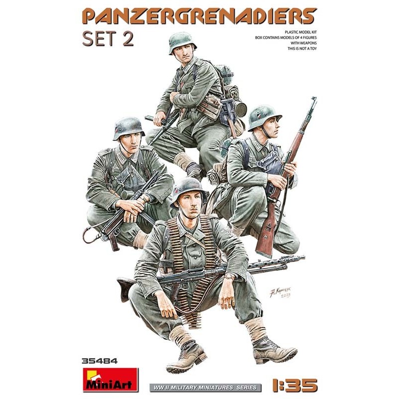 Panzergrenadier tedeschi. MINIART 35484