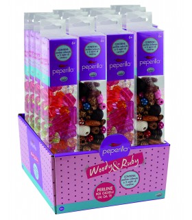 Peperilla - Bijoux Woody & RubyTorri con perline in legno 150 - 200 pz