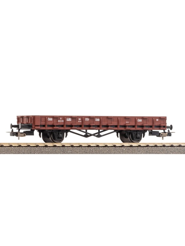 PIKO 54315 Scala HO Hobby: Carro merci a due assi a sponde basse OBB epoca III