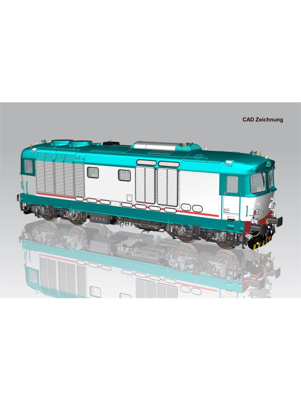 PIKO 55932 Scala HO Locomotiva Diesel/Sound D.445 XMPR FS con gancio digitale - IN ACCONTO