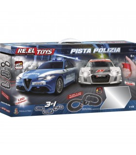PISTA POLIZIA: Pista elettrica Sc.1:43 - 3 Metri
