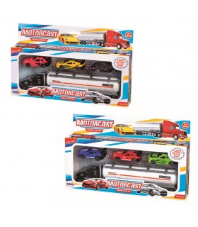 Playset die cast camion cisterna 3 auto