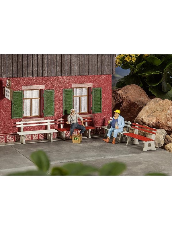 POLA 333221 Scala G Quattro panchine vari colori