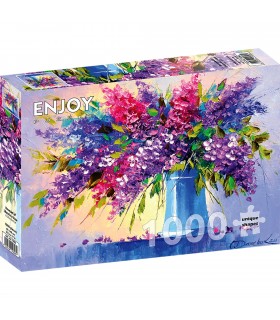 Puzzle 1000 pezzi Bouquet of Lilacs in a Vase