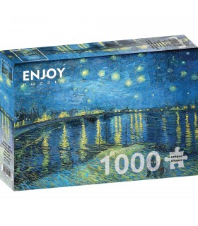 Puzzle 1000 pezzi Vincent Van Gogh Starry Night Over Rhone