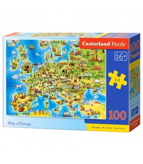 Puzzle da 100 Pezzi Mappa Dell Europa