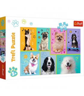 Puzzle da 100 Pezzi - Nel Mondo dei Cani