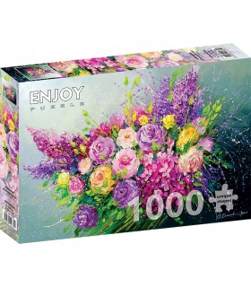 Puzzle da 1000 Pezzi - A Bouquet of Roses for Her
