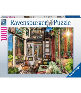 Puzzle da 1000 Pezzi Casetta tra le Sequoie